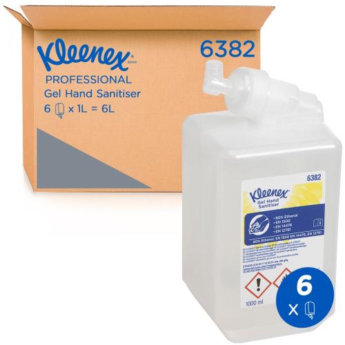 Kleenex Moisturising Alcohol Instant    Hand Sanitiser                          6382