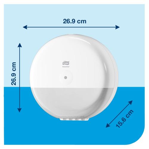 Tork Smart One Toilet Roll Dispenser    White - 680000