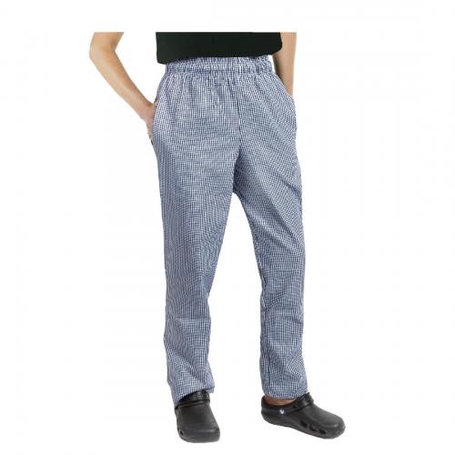 Chef Works Unisex Easyfit Chefs Trousers Small Blue Check XL