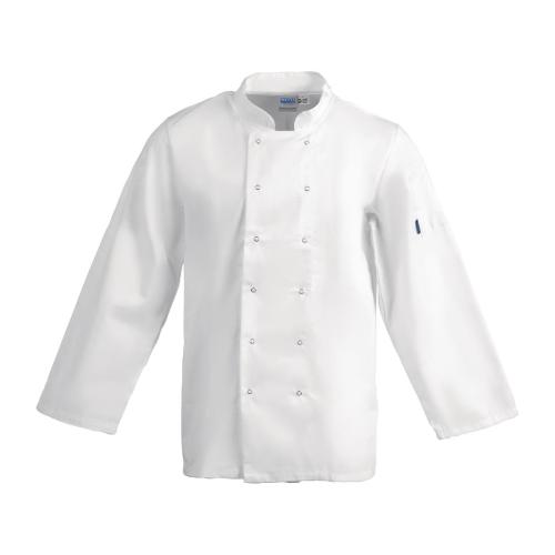 Whites Vegas Unisex Chef Jacket Long Sleeve White - L