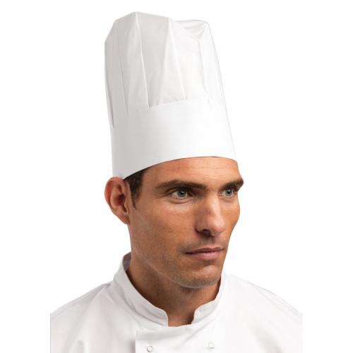 Disposable Chefs Hat White - One Size (Box 50)