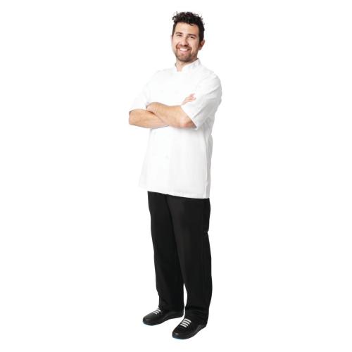 Chef Works Volnay Chefs Jacket Short Sleeve Polycotton (PCSS) - Size 3XL