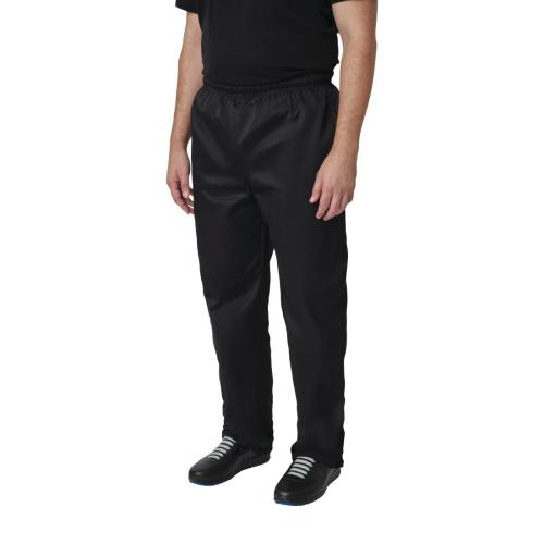 Whites Vegas Chef Trousers Polycotton Black - L