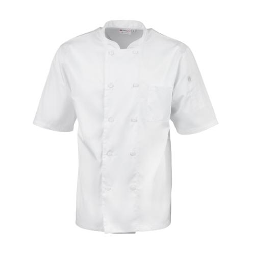 Chef Works Montreal Basic White Cool Vent Chef Jacket (JLCV) - Size 3XL