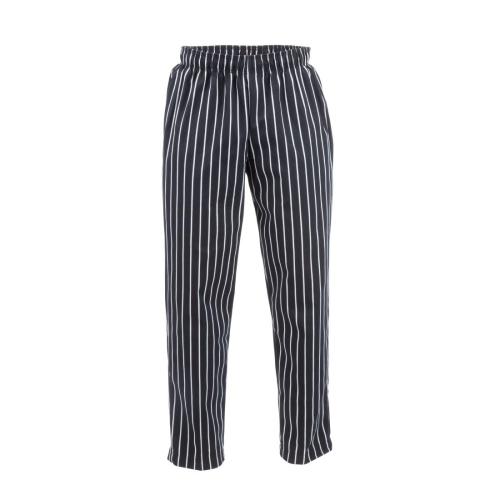 Chef Works Designer Baggy Pant Chalk Stripe - Size 3XL B2B