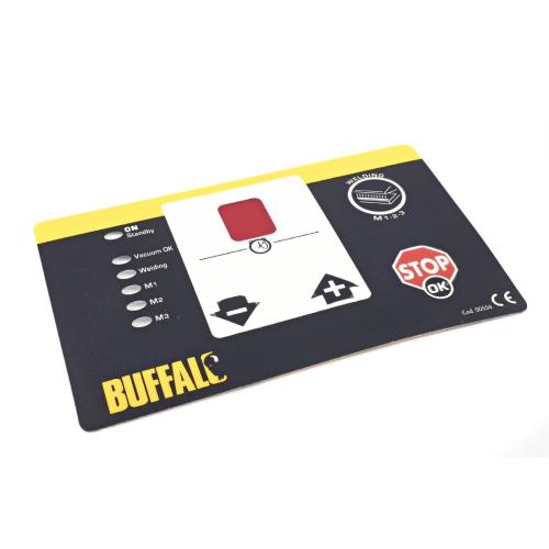 Control Panel Adhesive Label Buffalo Vac Pack Machine for CC770