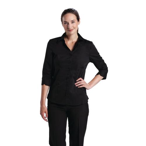 Chef Works Womens Stretch Shirt Black L