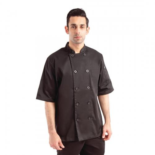 Chef Works Chambery Basic Chef Coat (BLSS) - Size 3XL (B2B)