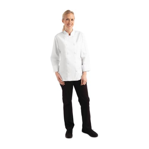 Chef Works Sofia Womens Chef Coat White (LWLJ) - Size L (B2B)