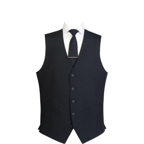 Events Mens Black Waistcoat - Size L