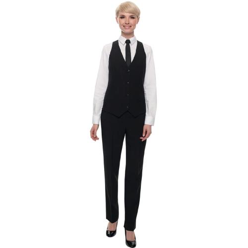 Ladies Black Waiting Trouser - Size 10 Long leg (Direct)