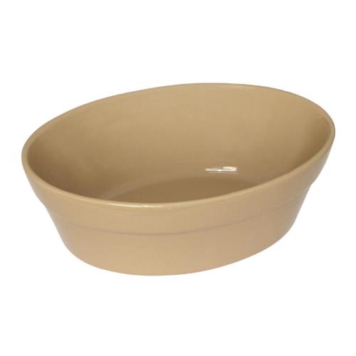 Olympia Cookware Oval Pie Bowl - 755ml 65x197x142mm (Box 6)