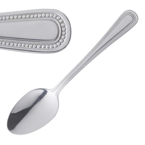 Olympia Bead Dessert Spoon St/St (Box 12)