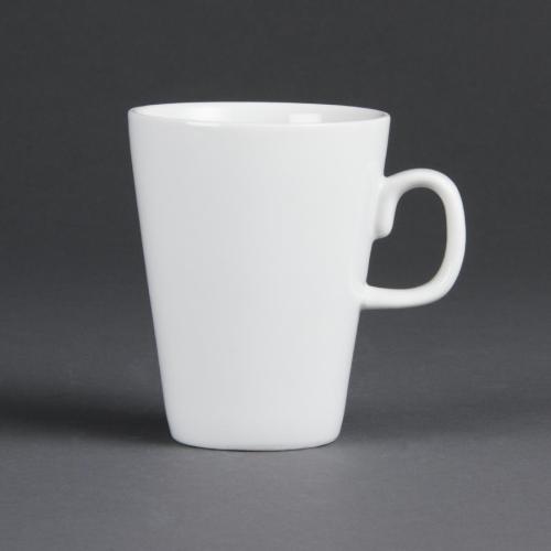 Olympia Whiteware Latte Mug - 310ml 10.4fl oz (Box 12)