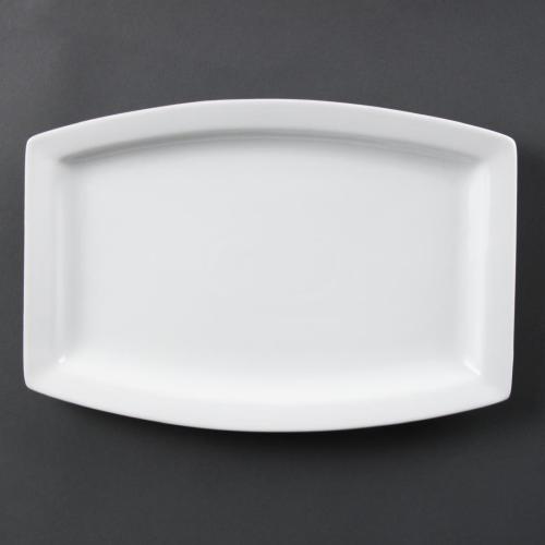 Olympia Whiteware Rectangular Plate - 320mm (Box 6)