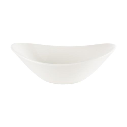 White Large Oval Bowl - 17fl oz 8" (Box 12)