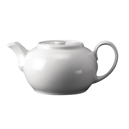 Nova White Teapot - 3/4pint (Box 4) (Direct)