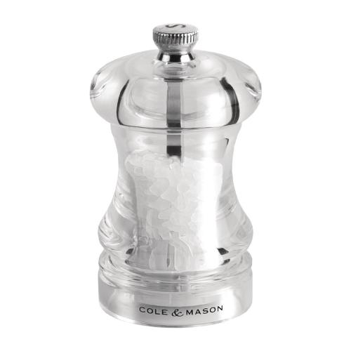 Cole & Mason Capstan Acrylic Salt Mill - 85mm