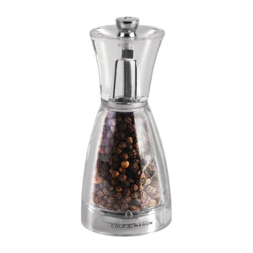 Cole & Mason Pina Acrylic Pepper Mill - 125mm