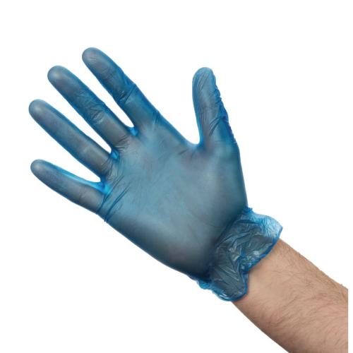 Vogue Powdered Vinyl Gloves L