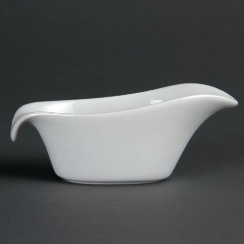 Olympia Whiteware Gravy Boat - 85ml 2.87fl oz (Box 6)