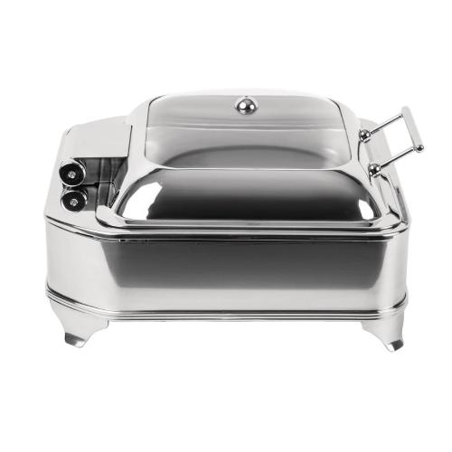 Olympia Electric Chafer Square Glass Lid