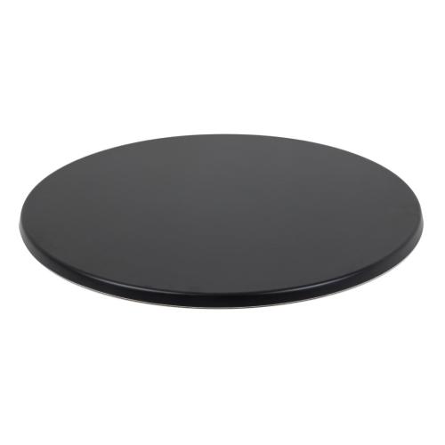 Werzalit Round Table Top Black 055 - 800mm