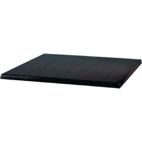 Werzalit Square Table Top Black 055 - 700mm