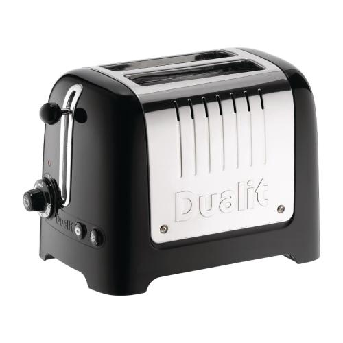 Dualit Lite Toaster 2 Slice Black (No Commercial Warranty)