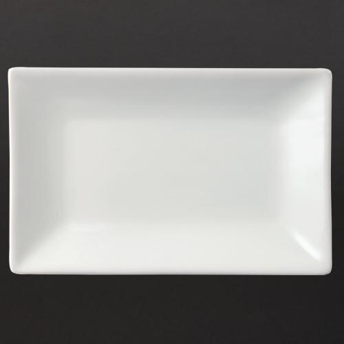 Olympia Whiteware Serving Rectangular Platter - 200x130mm (Box 6)