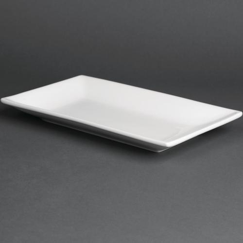 Olympia Whiteware Serving Rectangular Platter - 250x150mm (Box 4)