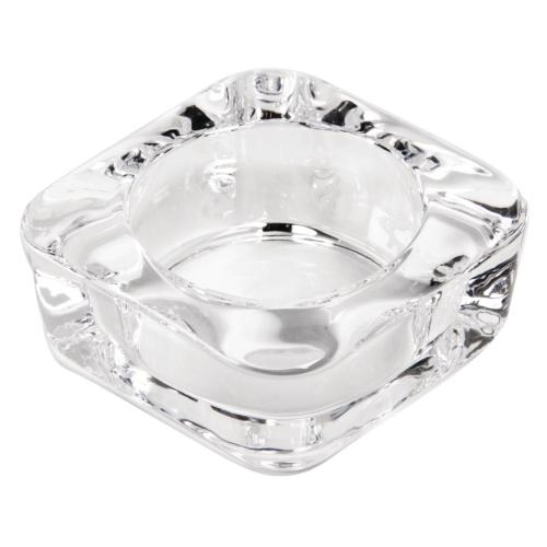 Square Tealight Holder Clear - 25x60x60mm (Box 6)