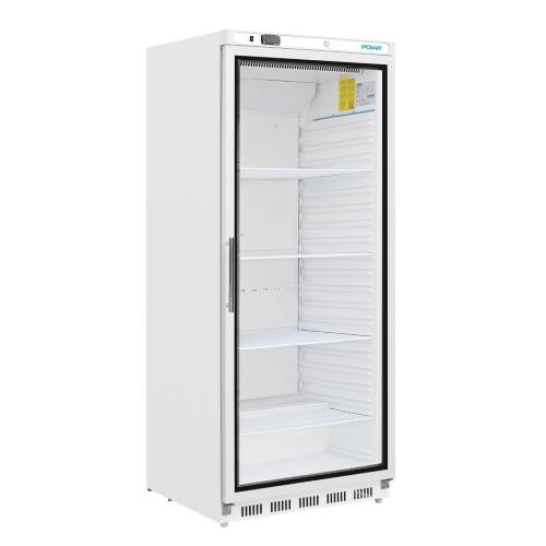 Polar C-Series Upright Display Fridge White - 600Ltr