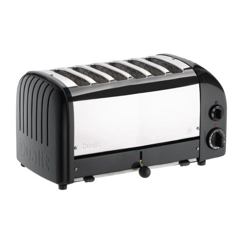 Dualit 6 Bun Vario Toaster Black