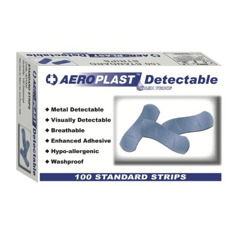 Blue Standard Strip Detectable Plasters Premium (Box 100)