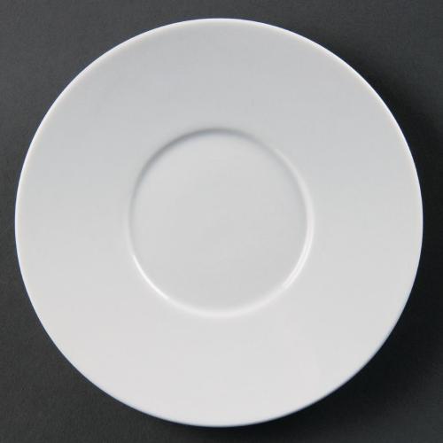 Olympia Whiteware Saucer (Fits CD735) - 148mm 5 4/5" (Box 12)