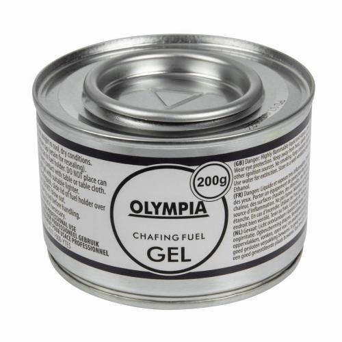 EDLP Olympia Chafing Gel Ethanol - 200g Tin 8.81oz (Pack 12)