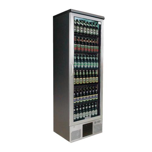 Gamko Upright Bottle Cooler Single Hinged Door St/St Front - 300Ltr (Direct)