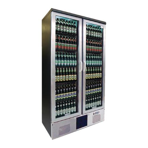 Gamko Upright Bottle Cooler Double Hinged Door St/St Front - 500Ltr (Direct)