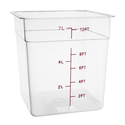 Hygiplas Polycarbonate Square Storage Container - 7Ltr