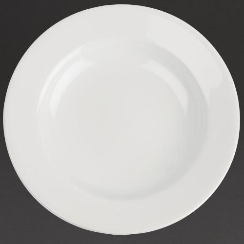 Royal Porcelain Classic Wide Rim Plate White - 160mm 6 1/4" (Box 12)