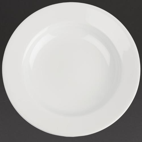 Royal Porcelain Classic Wide Rim Plate White - 280mm 11" (Box 12)