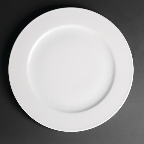 Royal Porcelain Classic Wide Rim Plate White - 310mm 12" (Box 12)