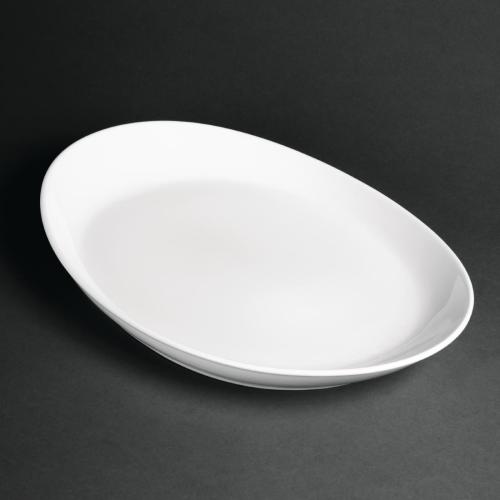 Royal Porcelain Classic Steak Plate White - 340mm 13 1/4" (Box 12)