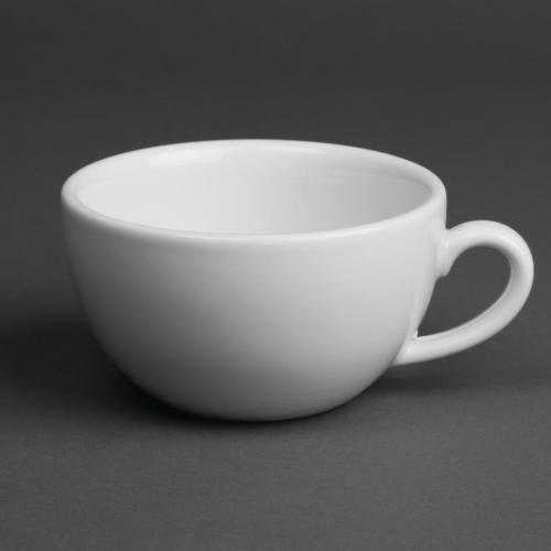 Royal Porcelain Classic Cappuccino Cup White - 200ml 7oz (Box 12)