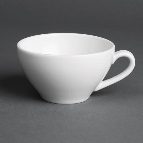 Royal Porcelain Classic Cup White - 230ml 8oz (Box 12)