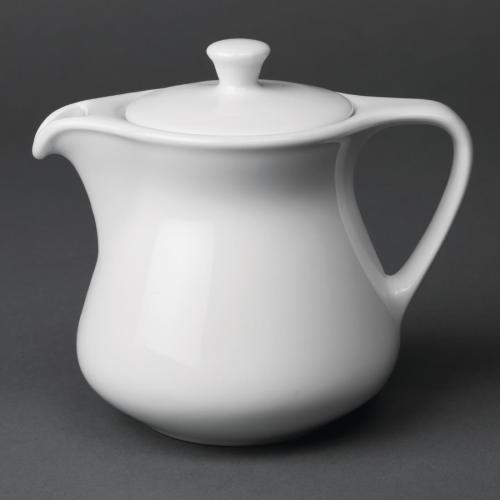 Royal Porcelain Classic Contemporary Teapot White - 300ml 10.5oz (Box 12)