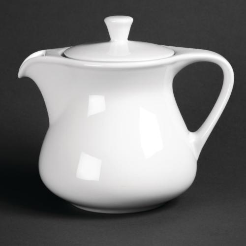 Royal Porcelain Classic Contemporary Teapot White - 750ml 26oz (Box 1)