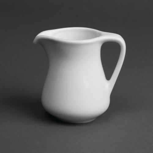 Royal Porcelain Classic Milk Jug White - 100ml 3.5oz (Box 12)