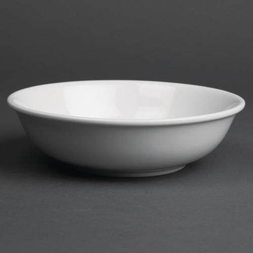 Royal Porcelain Classic Oatmeal Bowl White - 165mm 6 1/2" (Box 12)